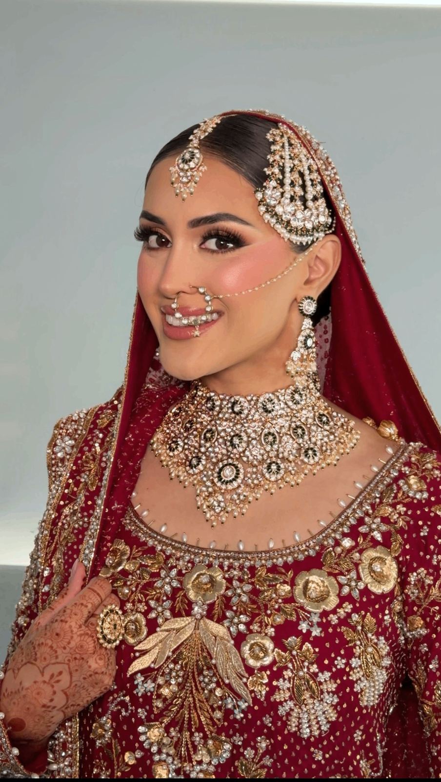 Amani Veil — bridal makeup by Sonam Singh
