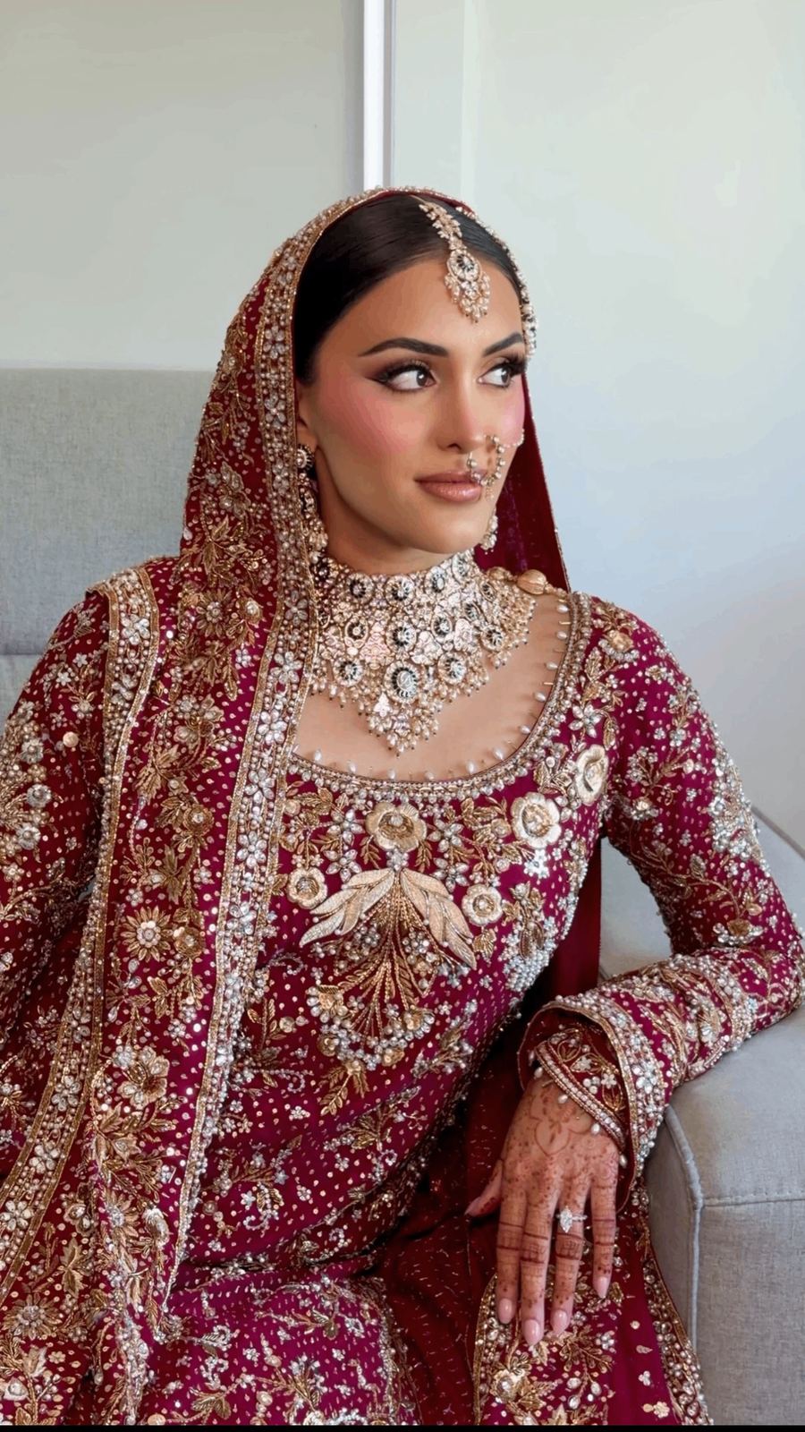 Amani Portrait — bridal makeup by Sonam Singh
