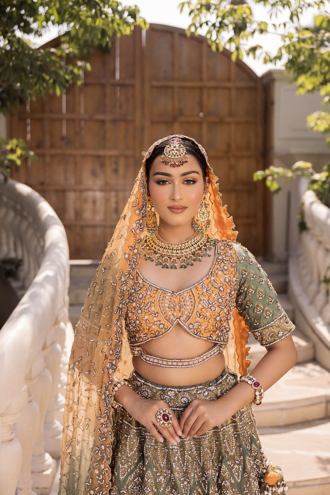 South Asian bride styled by Sonam Singh — Dubai destination weddings