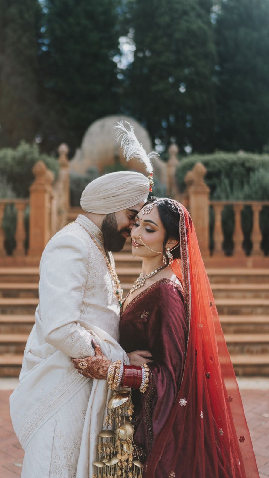 Kirti Couple — bridal makeup by Sonam Singh