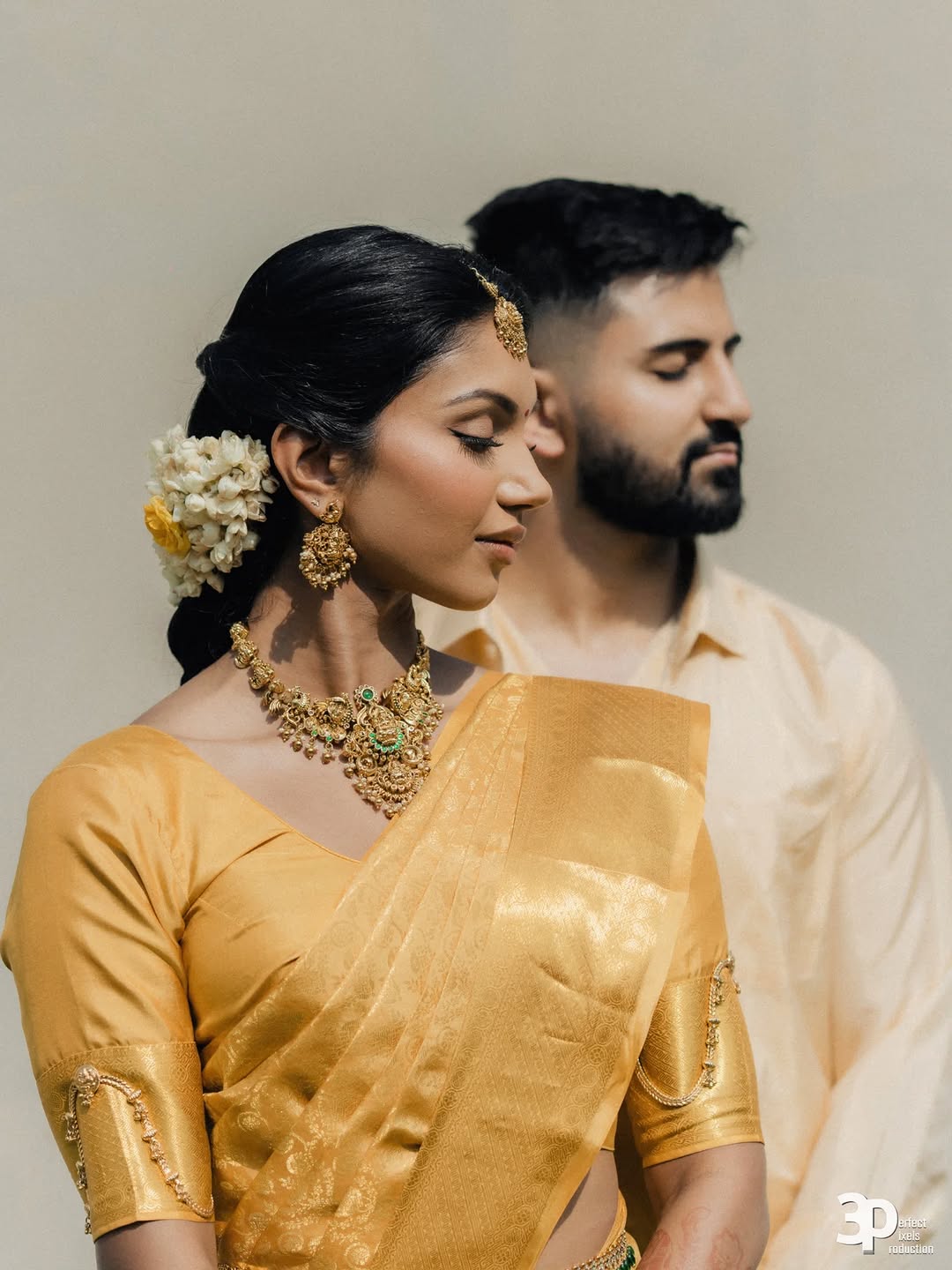 Modern bridal look